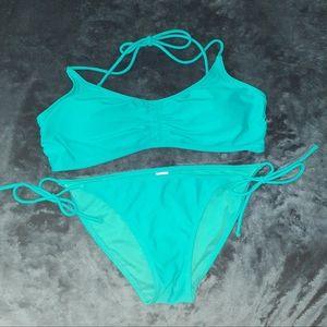 Teal bikini